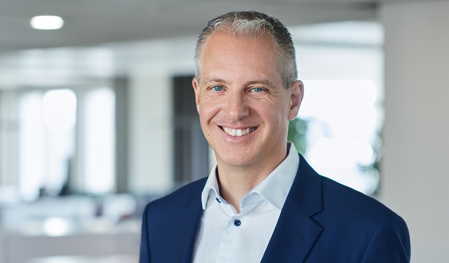 Portrait of Daniel Häfliger, PhD, CEO Sateco Group