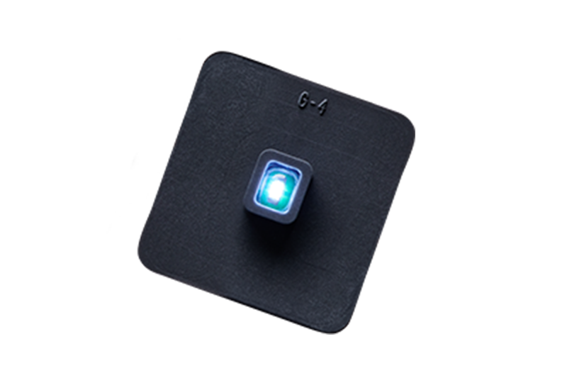 small black square silicone keypad with 1 